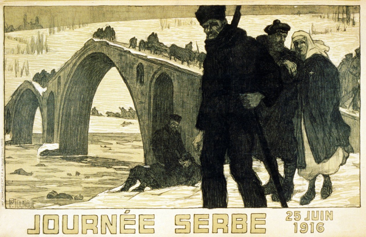 Serbian päivä. 25. kesäkuuta 1916. tekijältä French School