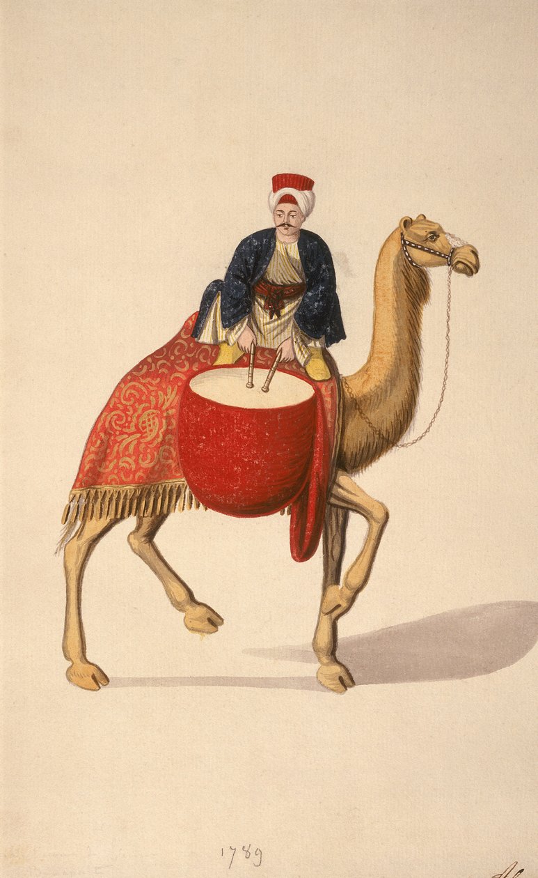 Vedenkeitinrumpali, ottomaanien aika, 1789 (wc paperilla) tekijältä French School