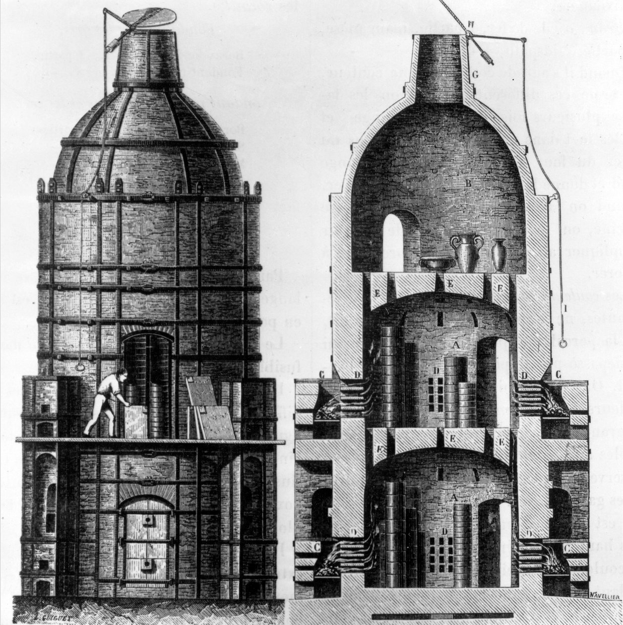 Sevres-posliinin leivontauuni, 1882 tekijältä French School
