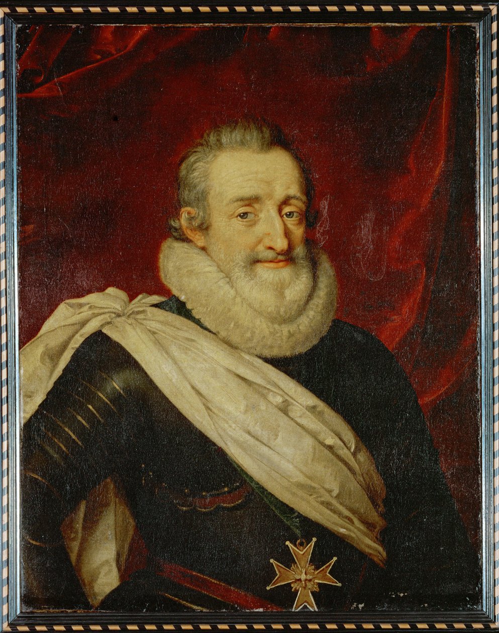 Kuningas Henrik IV hevosen selässä ... (maalaus kankaalle) tekijältä French School