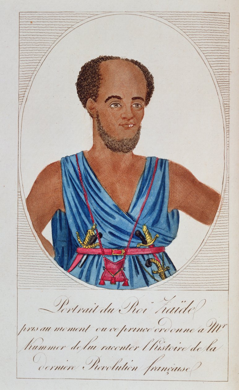 Kuningas Zaide, Senegal, Naufrage de la frégate la Méduse -elokuva, A. Correard ja J.B.H. Savigny, 1818 tekijältä French School