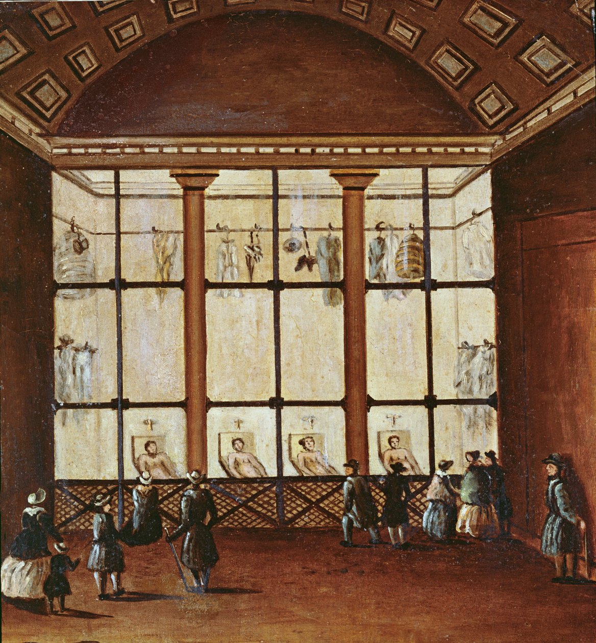 La Morgue, Pariisin suurin ruumishuone, 1830-40 tekijältä French School