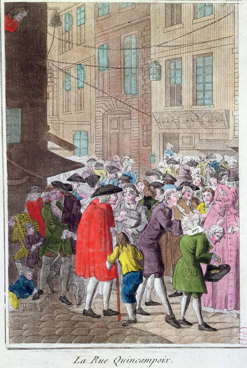 La Rue Quincampoix, The Law Affair, n. 1797 tekijältä French School