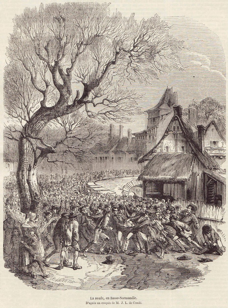 La Soule, Ala-Normandia, pubi 28. helmikuuta 1852. tekijältä French School