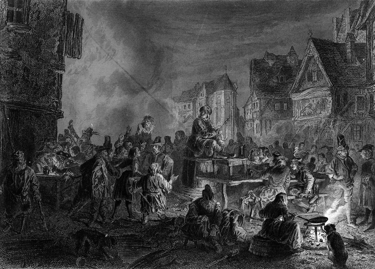 Ihmeiden tuomioistuin. Victor Hugon elokuvassa Notre Dame de Paris. tekijältä French School