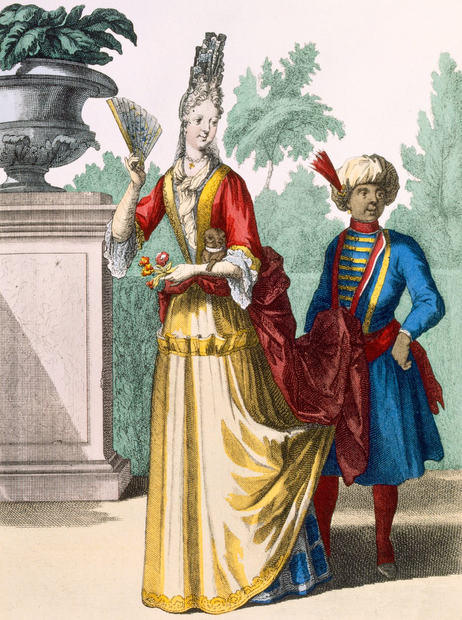 Nainen kesämekossa, n. 1690-1700 tekijältä French School