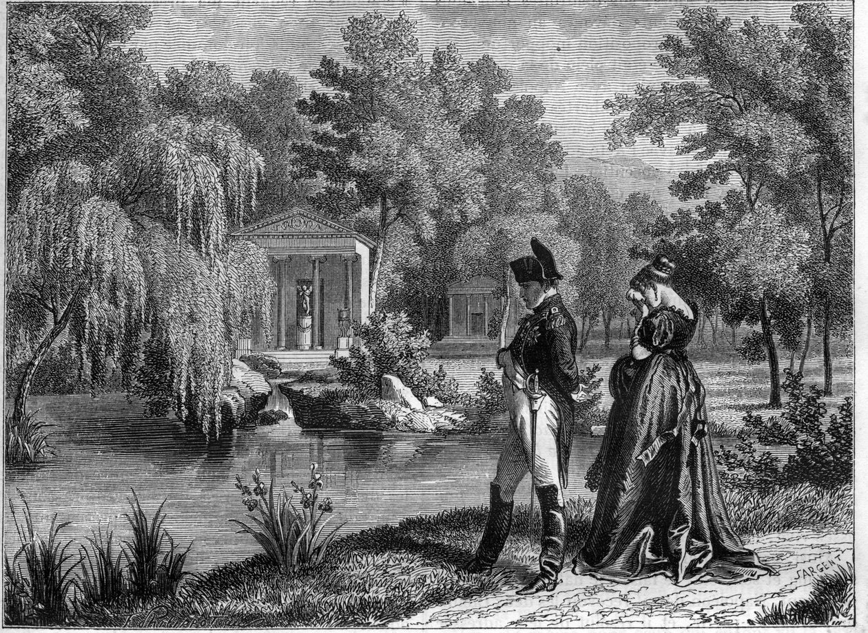 Napoleonin viimeinen oleskelu Malmaisonin palatsissa - Napoleonin ja kuningatar Hortensen viimeinen vierailu La Malmaisoniin, kesäkuu 1815 - Adolphe Thiersin "Histoire de l