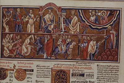 Lat 8846 f.2 Kohtaus joukkomurhasta, Hebraica Romana Gallicasta tekijältä French School