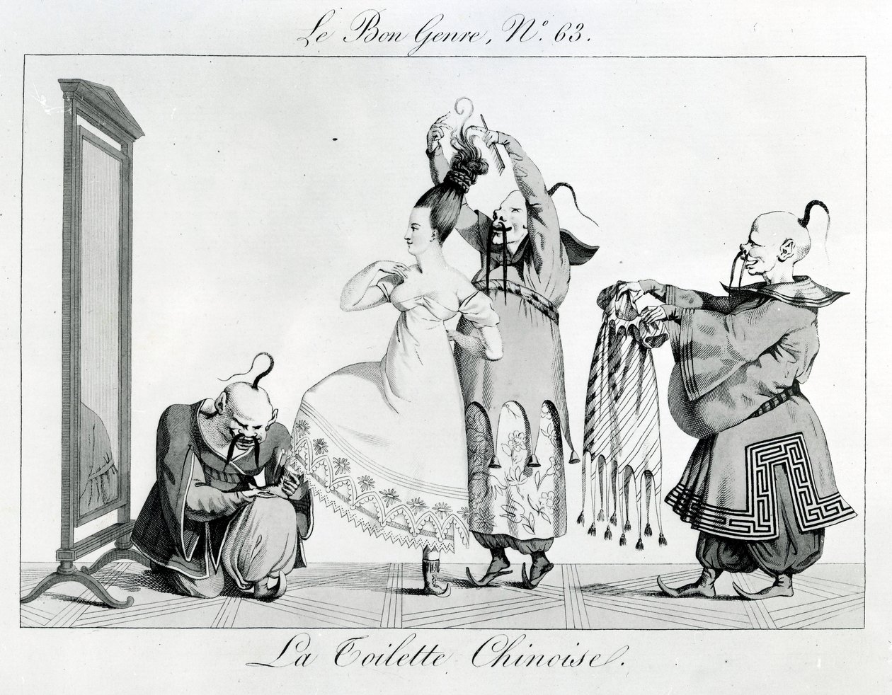 Le Bon Genre - Kiinalainen wc, 1813 tekijältä French School