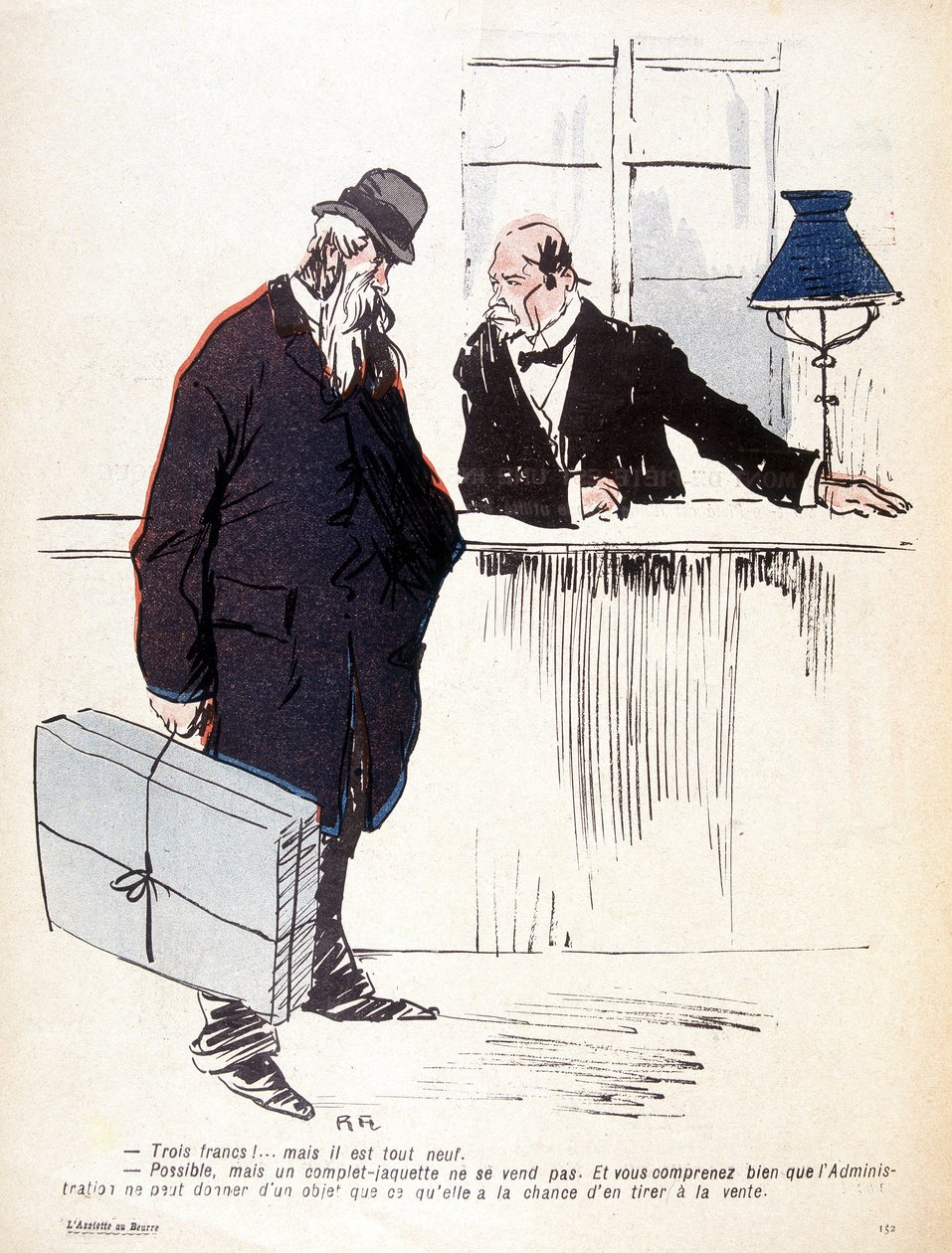 Mont-de-Piété - elokuvassa "Voilautanen" 6.3.1905 tekijältä French School