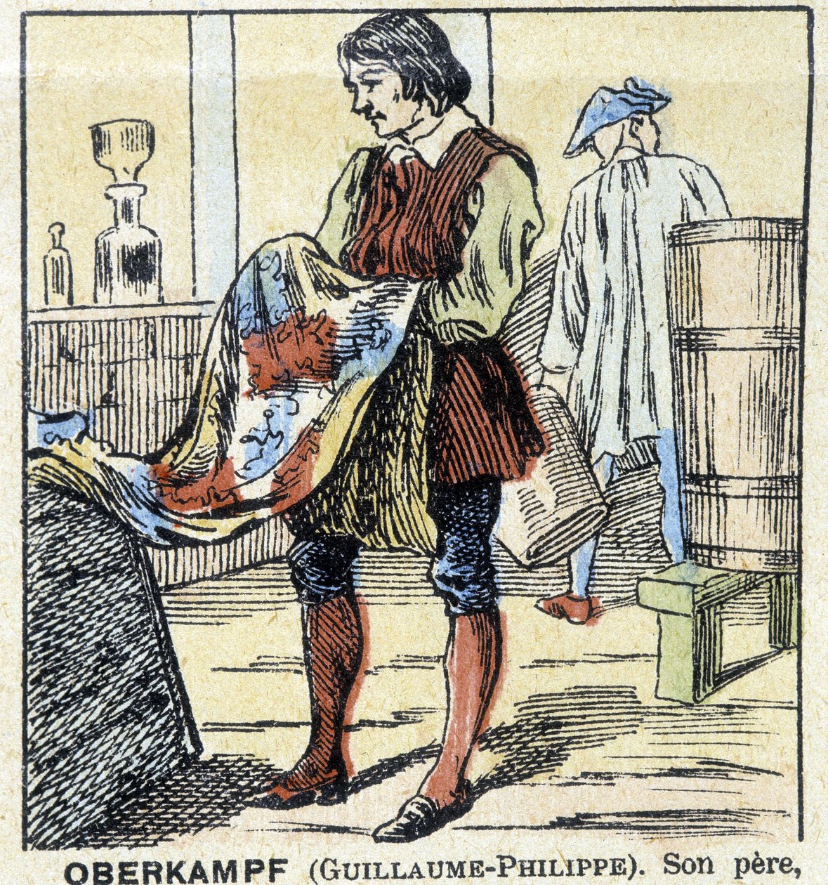 Värjäys Guillaume-Philippe Oberkampf - kuvat d