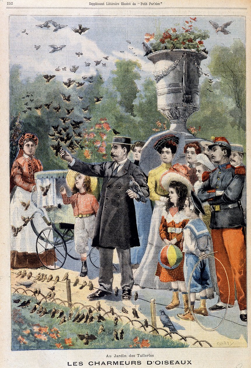 Lintuharrastajat Jardin des Tuileries