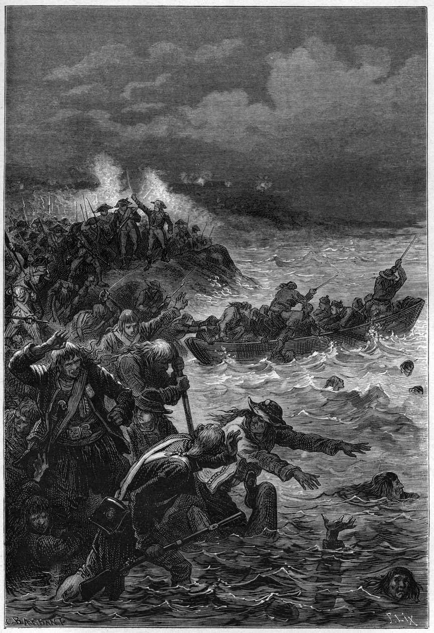 Vallankumouksen ranskalainen kenraali Louis Lazare Hoche (1768-1797) Quiberonin voitetut vendealaiset tekijältä French School