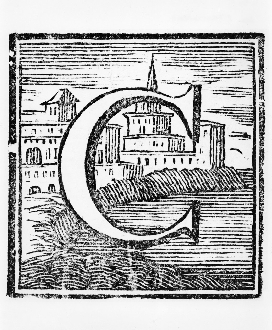 Kirjain C, LEncyclopédie, 1. painos, 1752 tekijältä French School