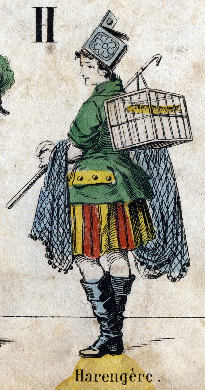 H-kirjain: Silli. Kaiverrus "Alphabet-naamio". Uusi Epinal kuvantaminen. Painatus-litografia Pinot et Sagaire, toimittajat, Epinal, 1800-luvun toinen puoli. Kilpi Ná 491, jossa 25 valaistua kirjainta. Mitat: 40,5 x 28 cm tekijältä French School