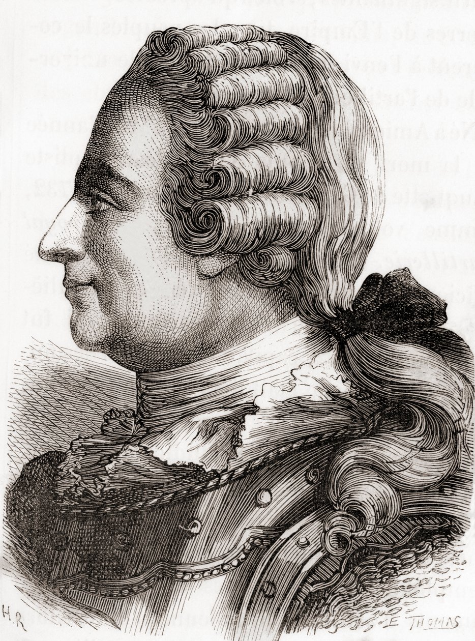 Kenraaliluutnantti Jean-Baptiste Vaquette de Gribeauval, teoksesta Les Merveilles de la Science, julkaistu noin vuonna 1870 (kaiverrus). tekijältä French School