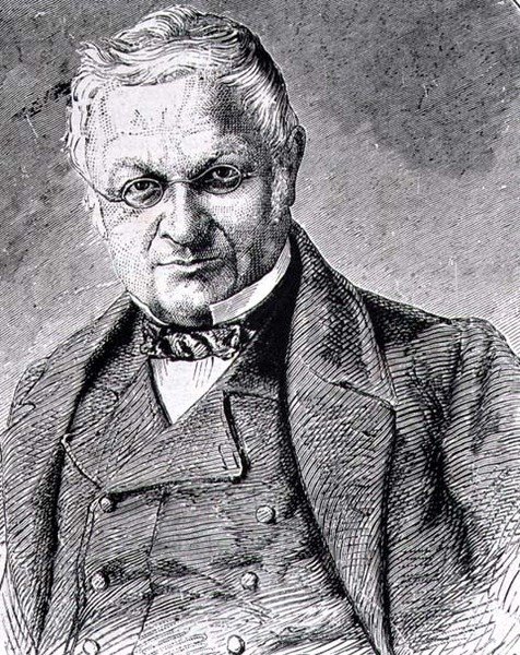 Louis-Adolphe Thiers (1797-1877) Ranskan valtiomies, historioitsija ja toimittaja (kaiverrus) tekijältä French School