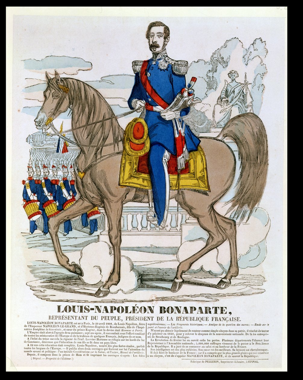Louis-Napoleon Bonaparte (1808-73) tuleva Napoleon III, 1849 tekijältä French School