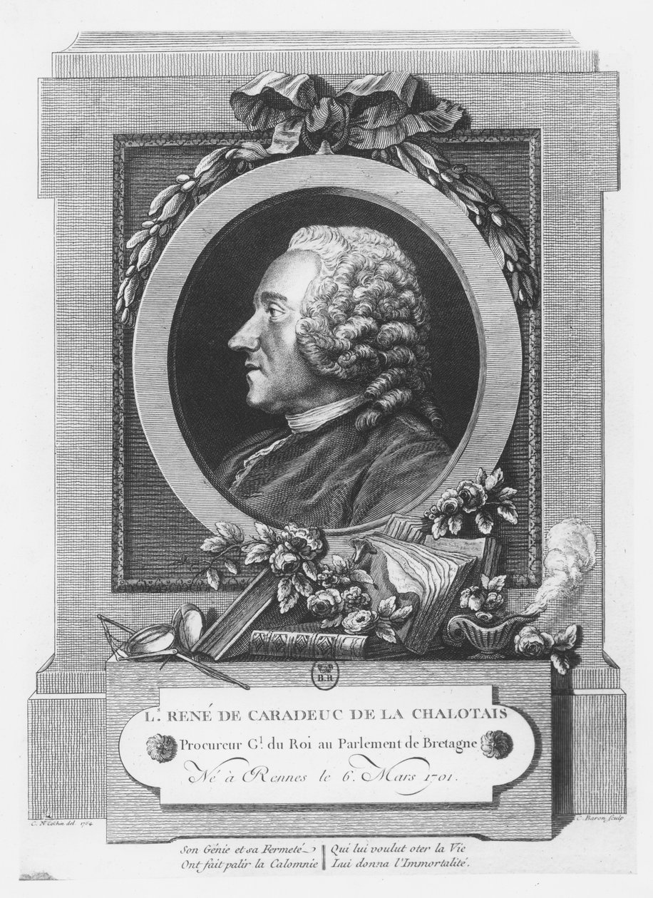 Louis-René de Caradeuc de La Chalotais (kaiverrus) tekijältä French School