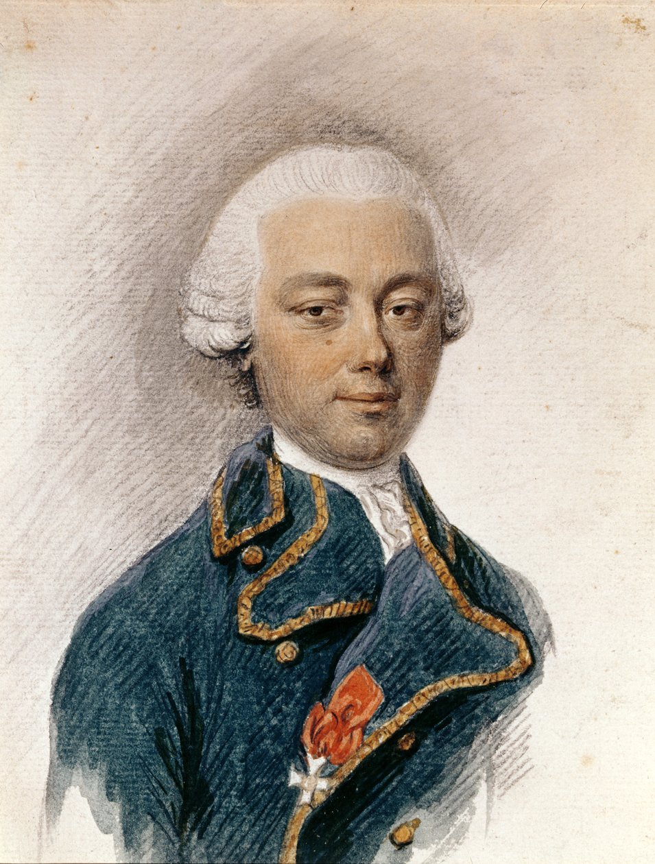 Louis Antoine de Bougainville (1729-1811) nuorena miehenä, n. 1755 tekijältä French School