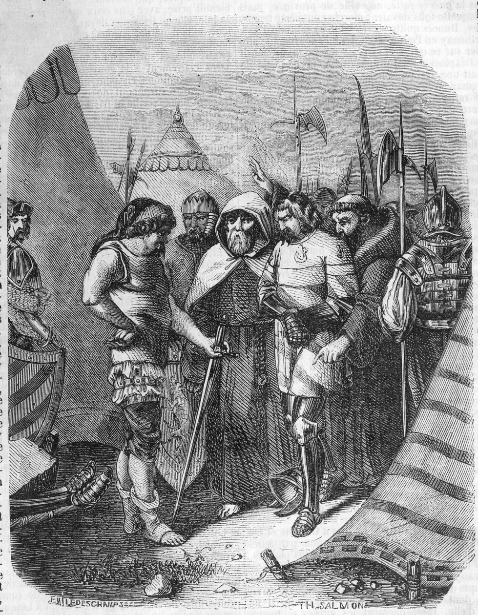Louis II de la Tremoille (La Trimouille) (1460-1525). Englannin kenraali. Hullu sota (1485-1488). La Tremoille päättää tappaa Orleansin herttuan rikoskumppanit. tekijältä French School