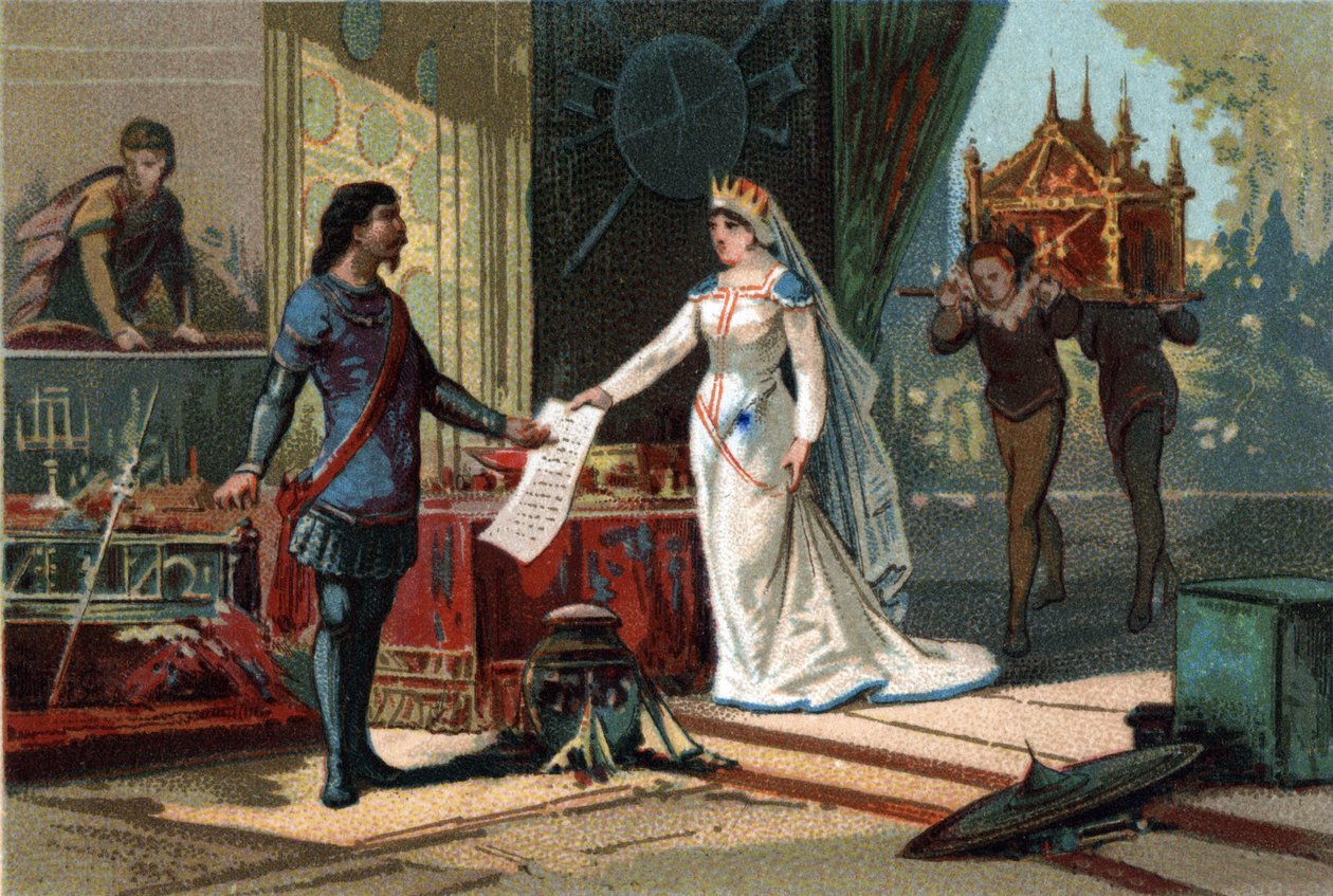 Ludvig II sanoi, että Begue (846-879), Ranskan kuningas sai anoppiltaan (Richilde d