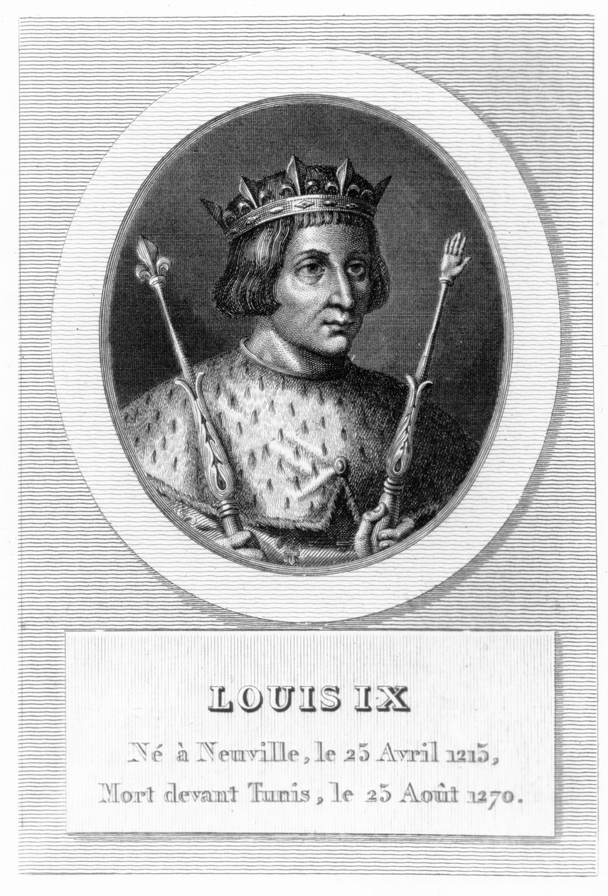 Louis IX (Saint-Louis) (kaiverrus) tekijältä French School