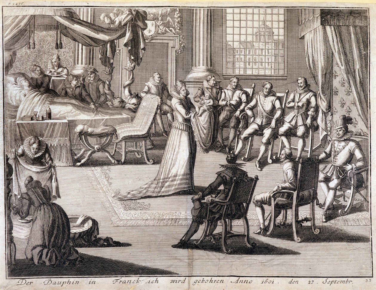 Ludvig XIII syntyi 27. syyskuuta 1601. tekijältä French School