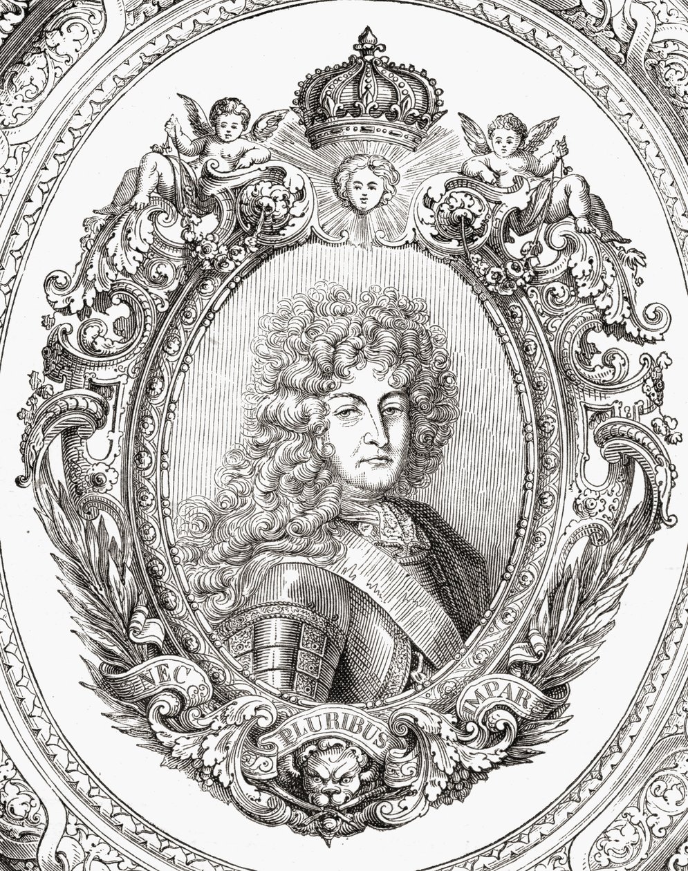 Louis XIV (1638-1715) Louis Blancin (1811-82) "Histoire de la Revolution Francaisesta" tekijältä French School
