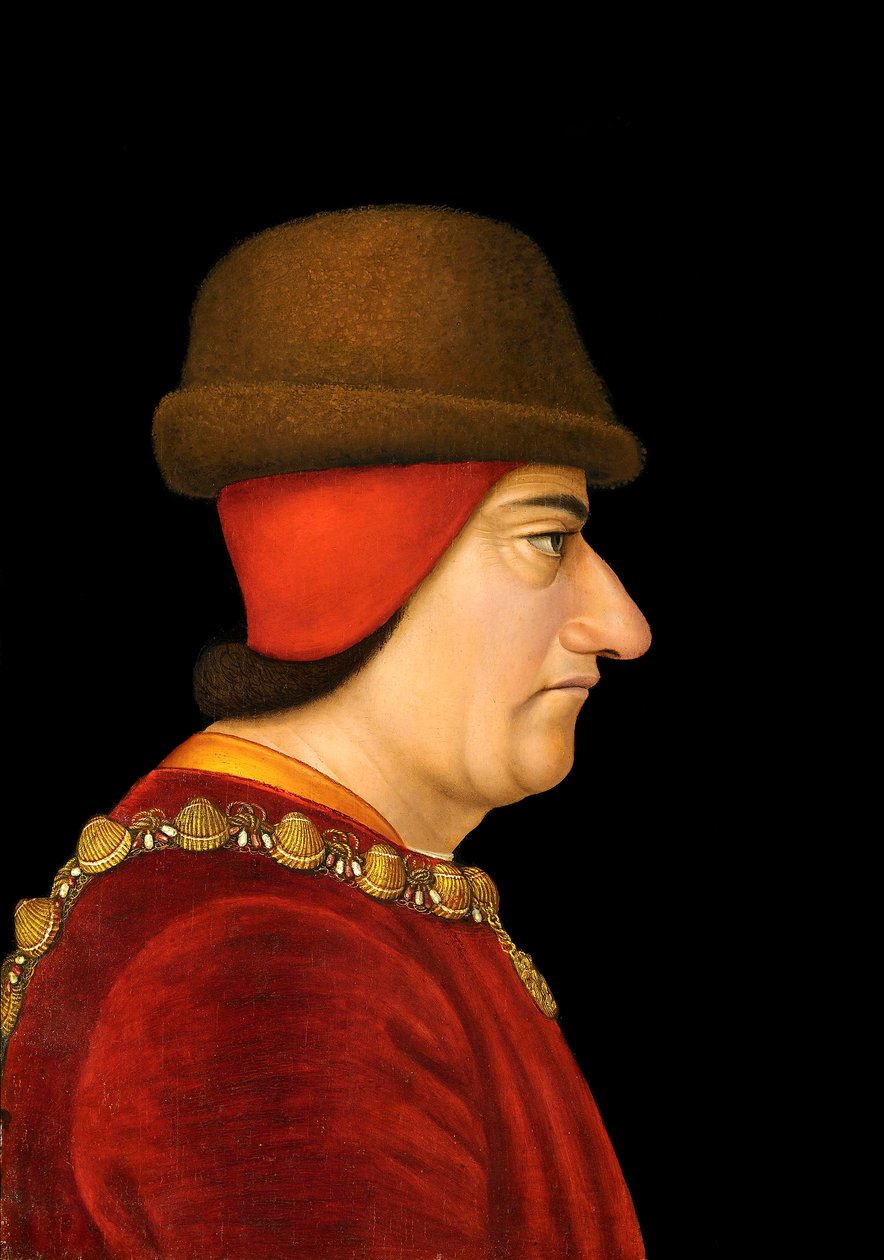 Ludvig XI (1423-83) Ranskan kuningas (öljy kankaalle) tekijältä French School