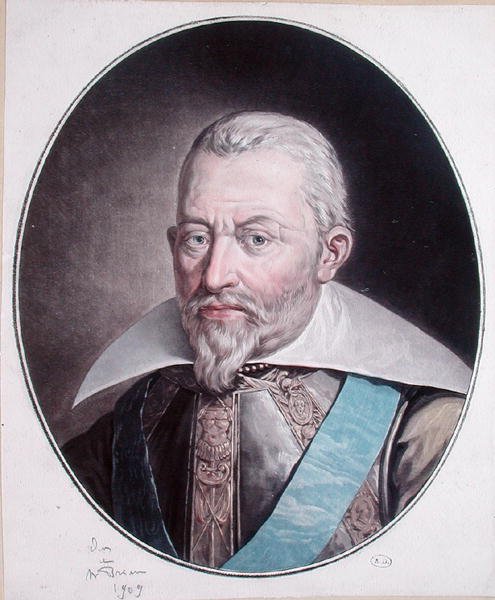 Louis des Balbes, Berton de Crillon (1543-1615) (värilitho) tekijältä French School