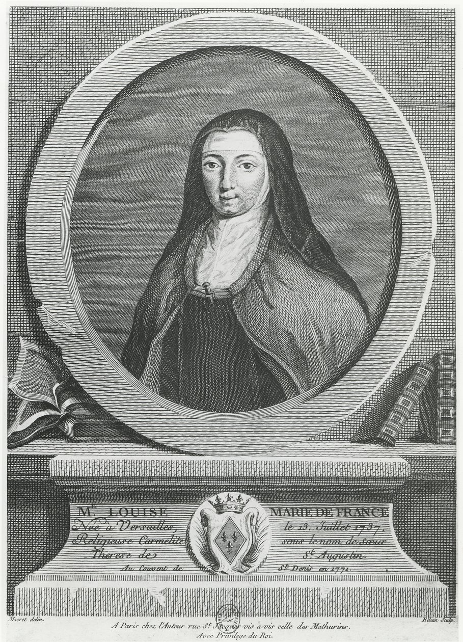 Louise-Marie of France (kaiverrus) tekijältä French School