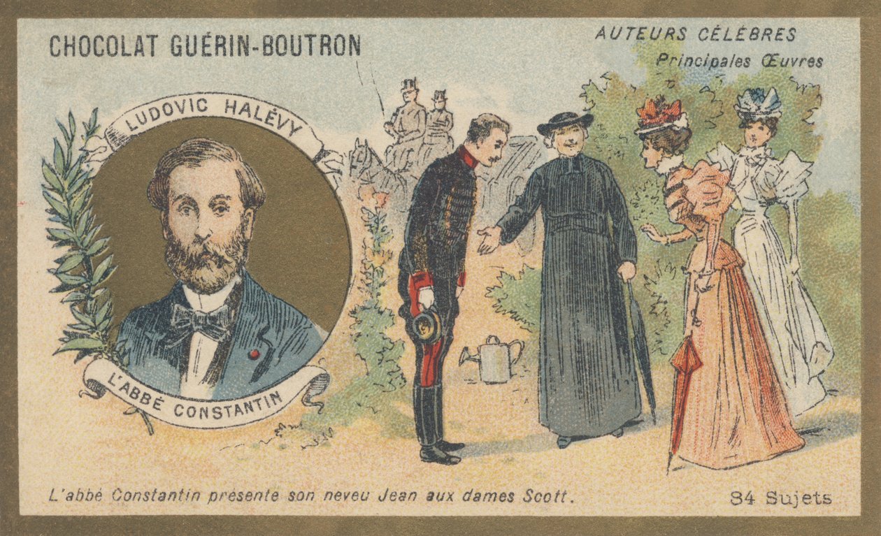 Ludovic Halevy (1834-1908), näytelmäkirjailija, operettien ja oopperoiden libretisti ja ranskalainen kirjailija, "L