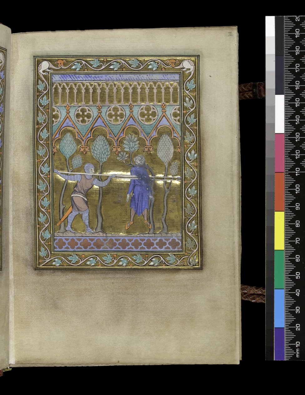 MS 300 f.IIr, Psalter and Hours of Isabella of France, Paris, n. 1265-1270 tekijältä French School