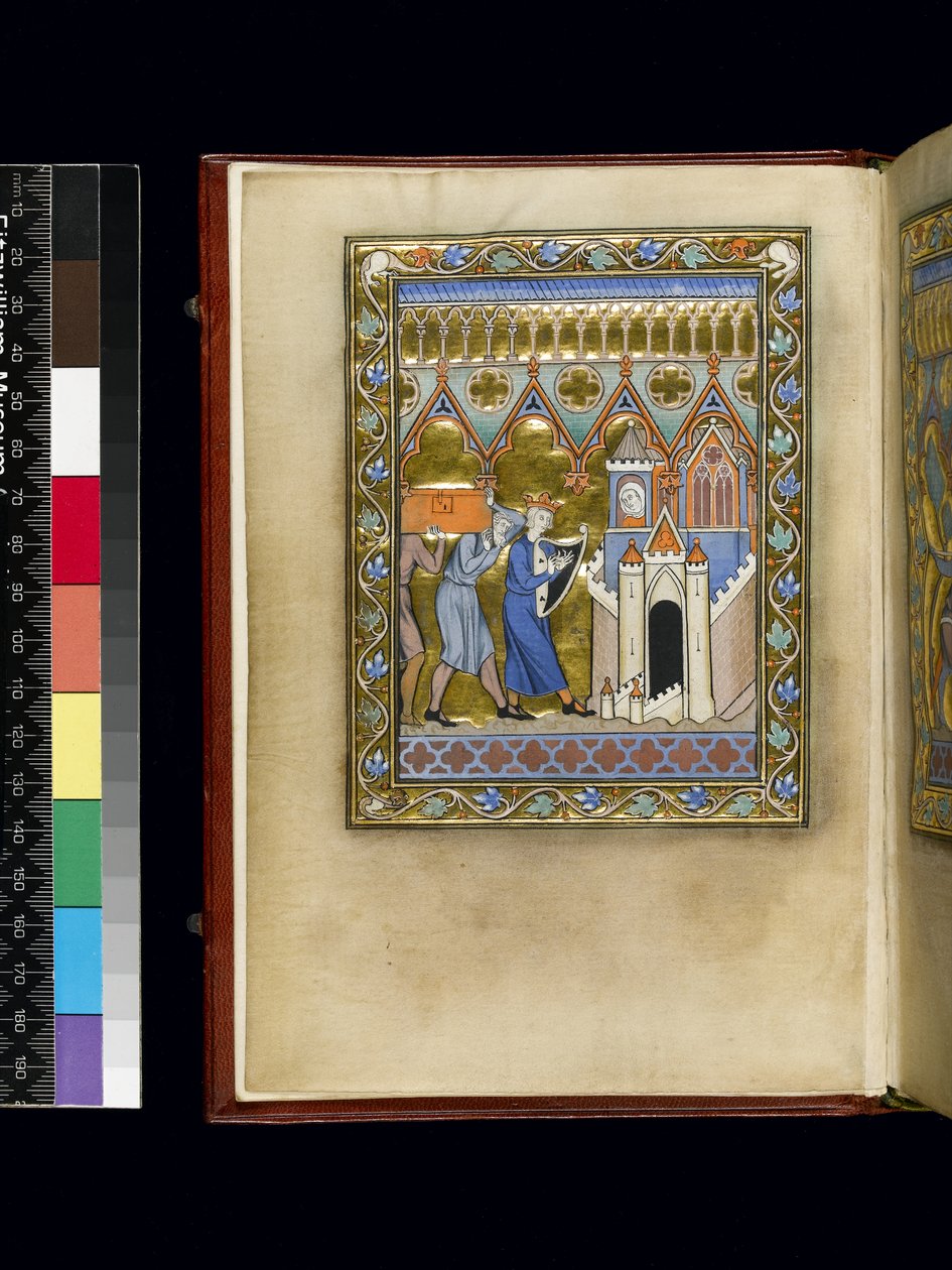 MS 300 f.Iv, folio Isabellan psalterista ja tunteista, Pariisi, n. 1265-1270 tekijältä French School