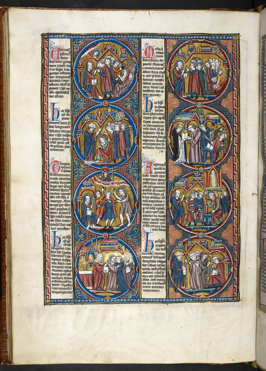 NEITI. Harley 1527, f.80v, miniatyyrit Raamatun moraliséesta (vellum) tekijältä French School