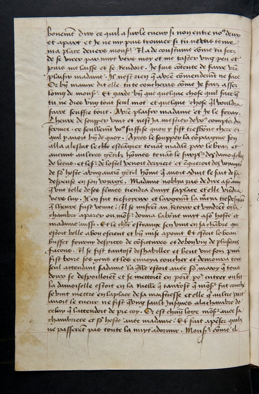 MS Hunter 252 088v sivu sadasta uudesta uutisesta, c.1461-62 tekijältä French School