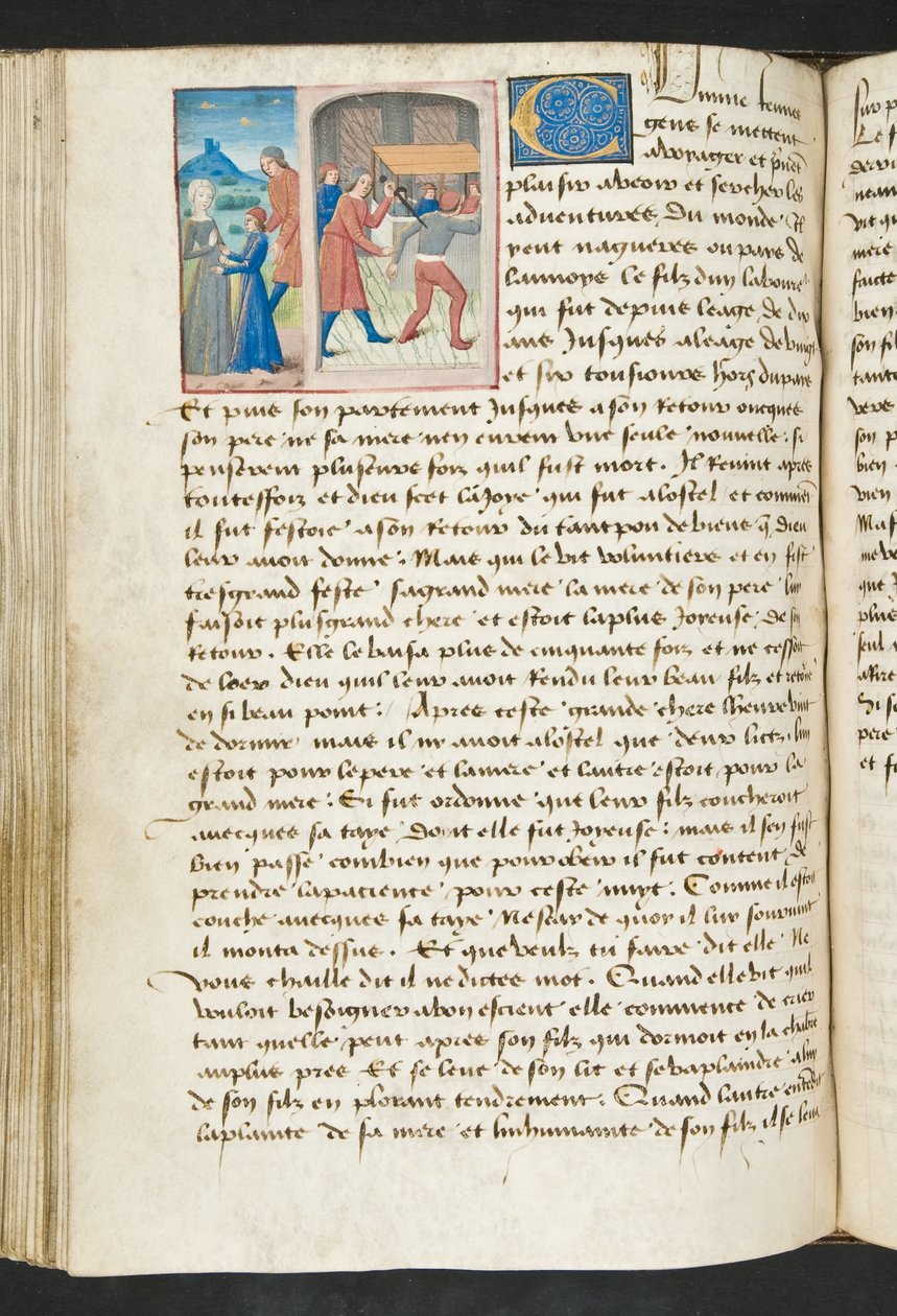 MS Hunter 252 115v sivu Cent Nouvelles Nouvellesista, n. 1461-62 tekijältä French School