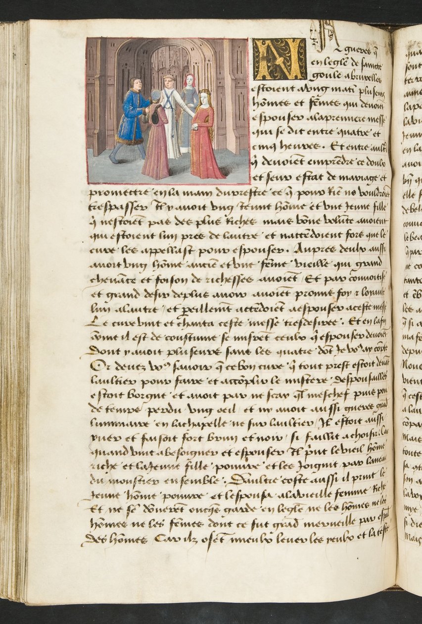 MS Hunter 252 120v sivu Cent Nouvelles Nouvelles, n. 1461-62 tekijältä French School