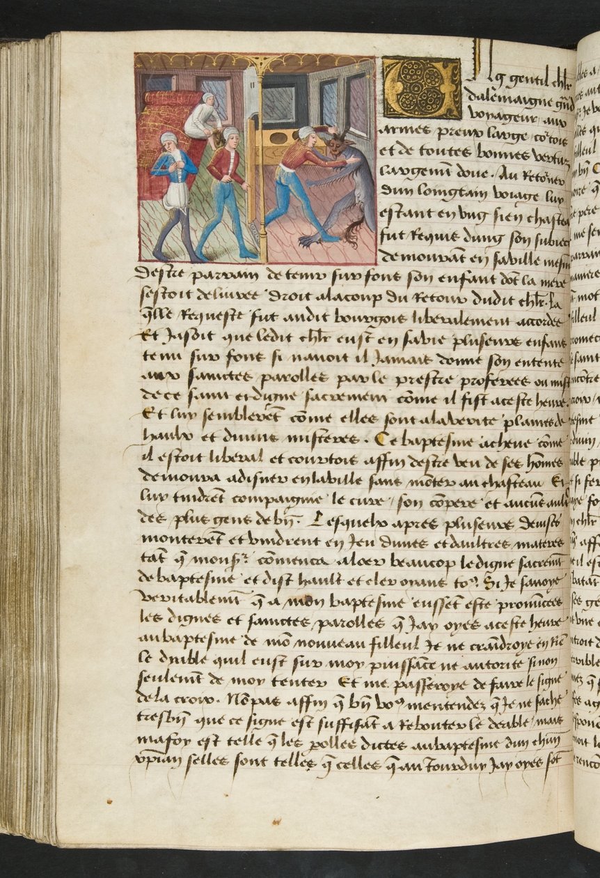 MS Hunter 252 152v sivu Cent Nouvelles Nouvelles, n. 1461-62 tekijältä French School