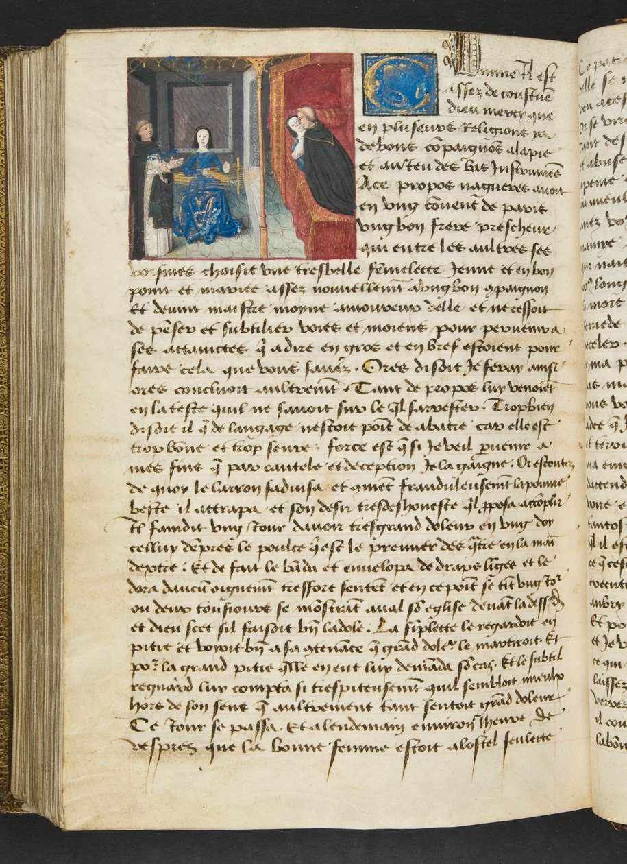 MS Hunter 252 190v sivu Cent Nouvelles Nouvelles, n. 1461-62 tekijältä French School