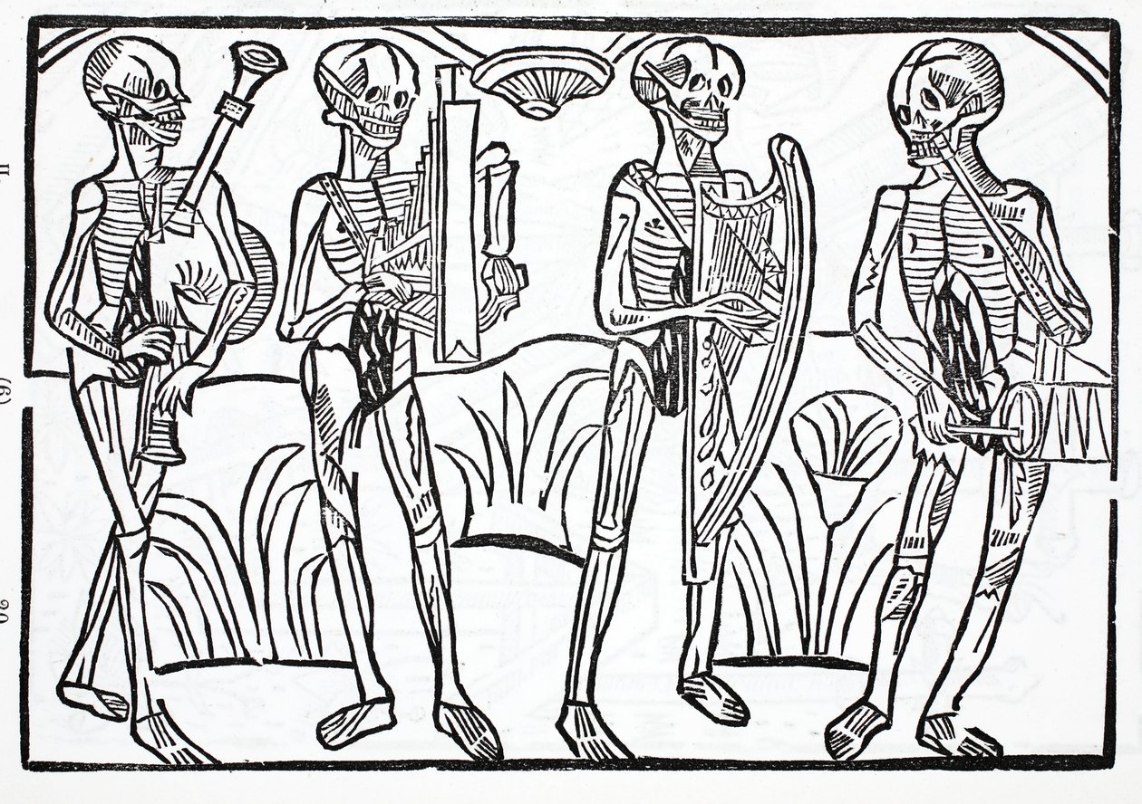 Macabre dance - muusikoiden luurangot orkesterissa tekijältä French School