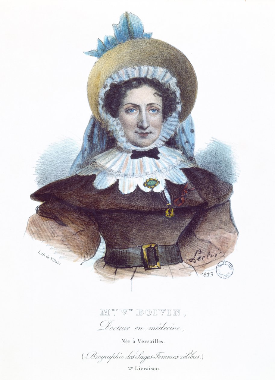 Madame Boivin (1783-1841) kirjasta kuuluisista naisista, 1833 tekijältä French School