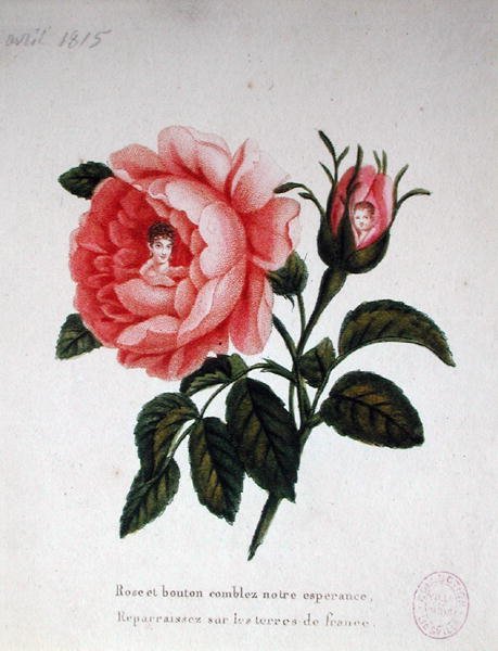 Marie-Louise (1791-1847) poikansa, Rooman kuninkaan (1811-32) kanssa tekijältä French School