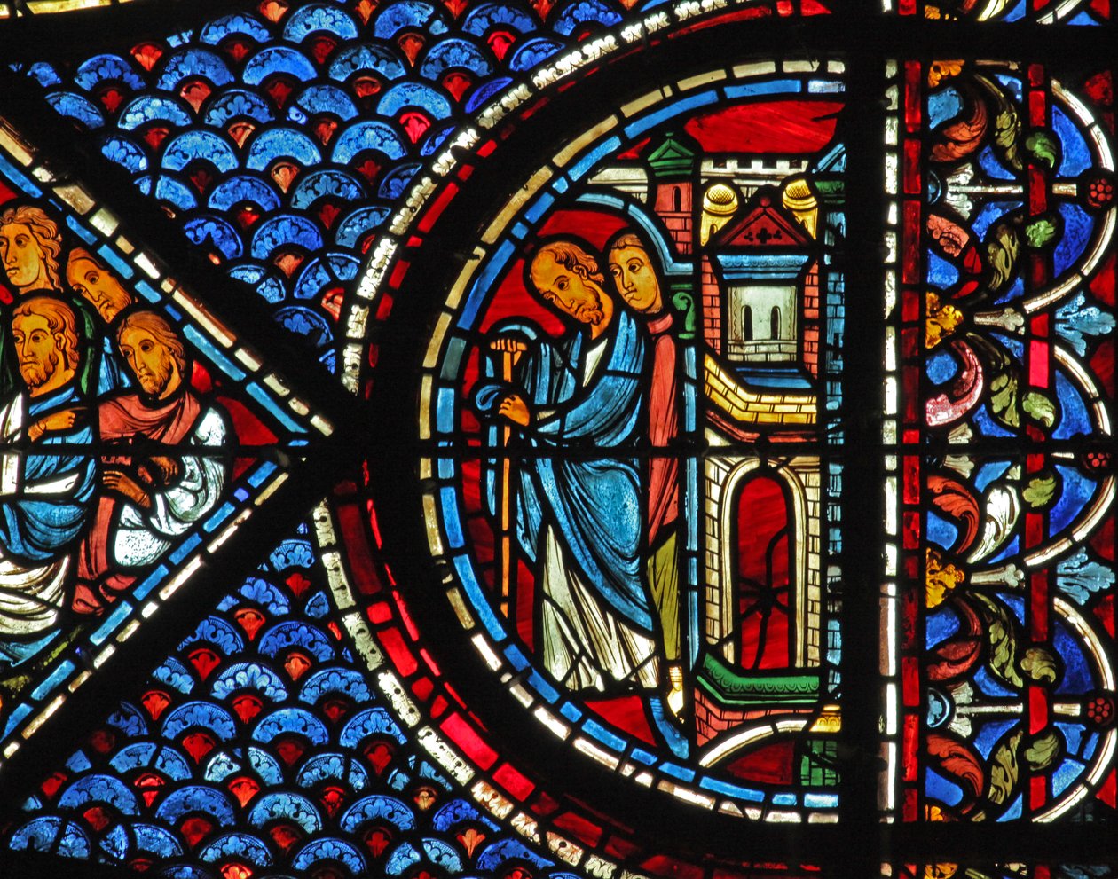 Maria Magdaleena -ikkuna: Piispa Maximin - Magdalan Marian veli (w46) tekijältä French School