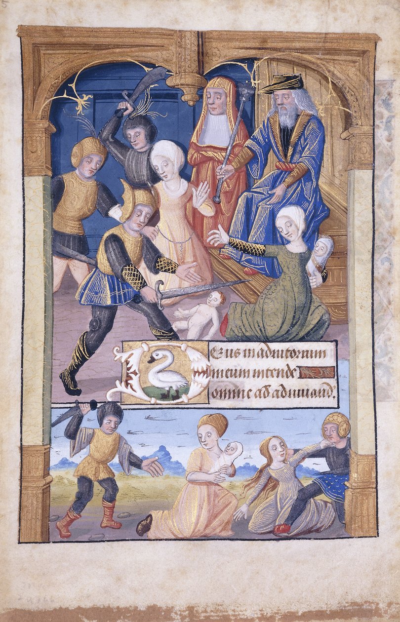Massacre of the Innocents, miniatyyri, n. 1450 tekijältä French School