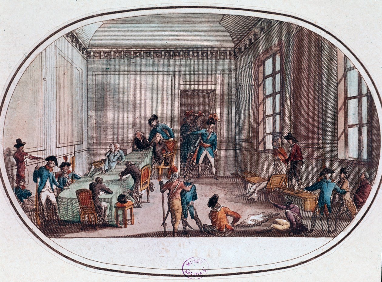 Maximilien de Robespierre loukkaantui Comite de Salut Publicin etuhuoneessa tekijältä French School