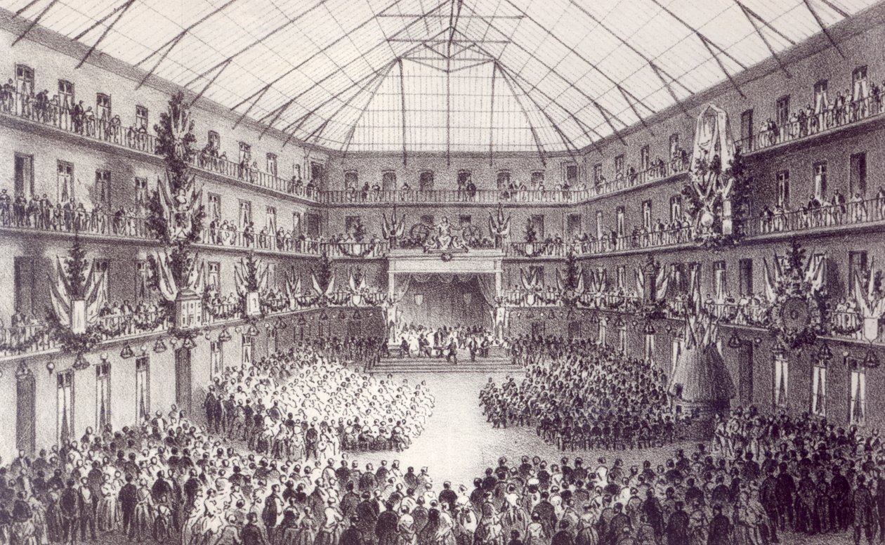 Vappu Guisen perheessä, Jean-Baptiste Andre Godinin (1817-88) Solutions Socialesista, Pariisi, 1871 tekijältä French School