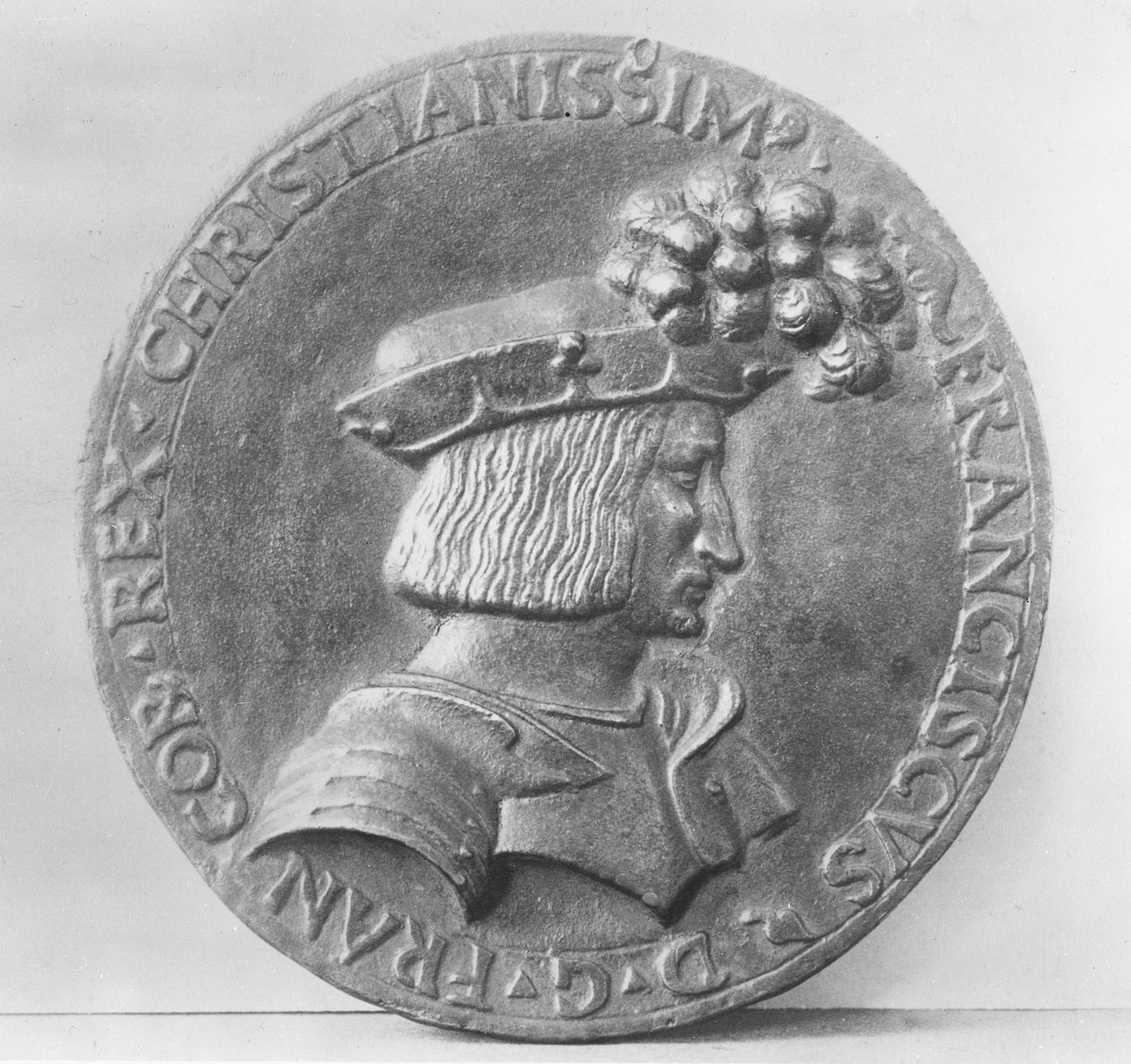 Francis I:n mitali (pronssi) tekijältä French School