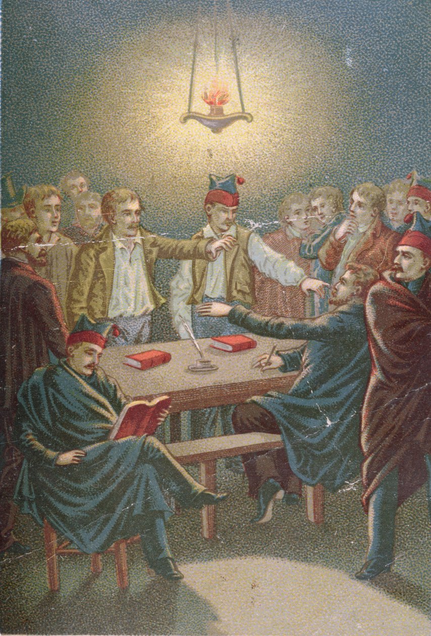 Carbonarin kokous, n. 1815-30 tekijältä French School
